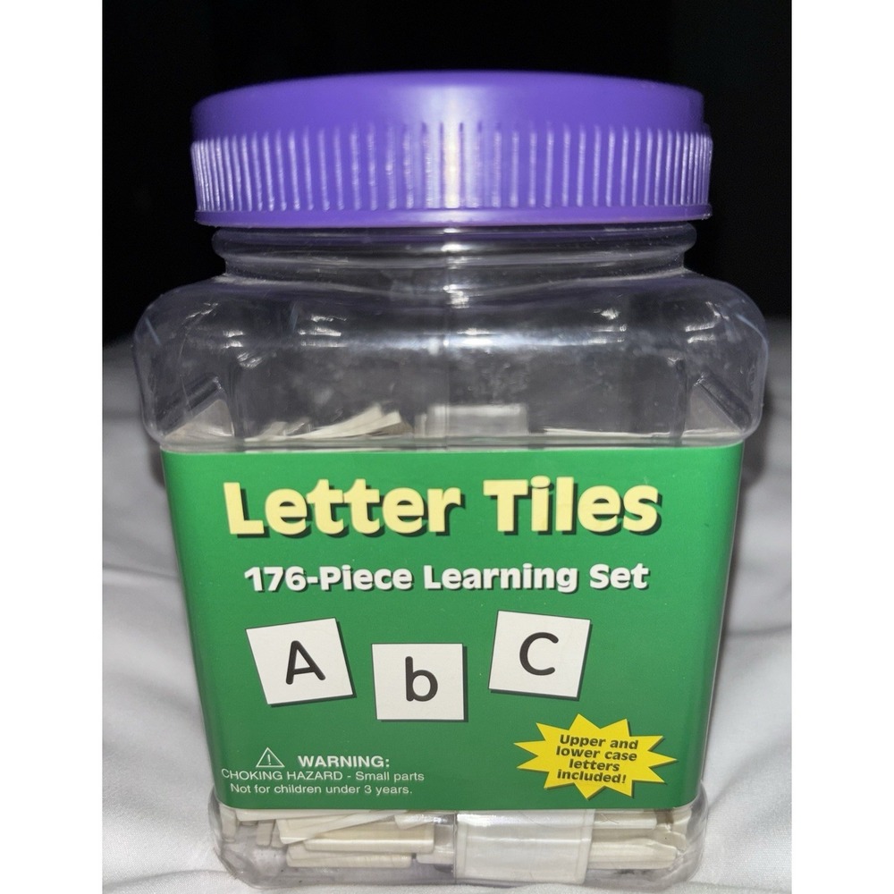Letters Tiles 176 Piece Learning Set by Eureka Learn To Read Spell